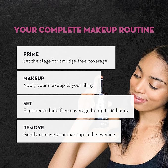Skindinavia The Makeup Finishing Spray, Oil Control Makeup Setting Spray, All-Day Wear, Long-Lasting Up to 16+ Hours, Heat-Resistant & Waterproof, Fine Mist, 8.0 Oz