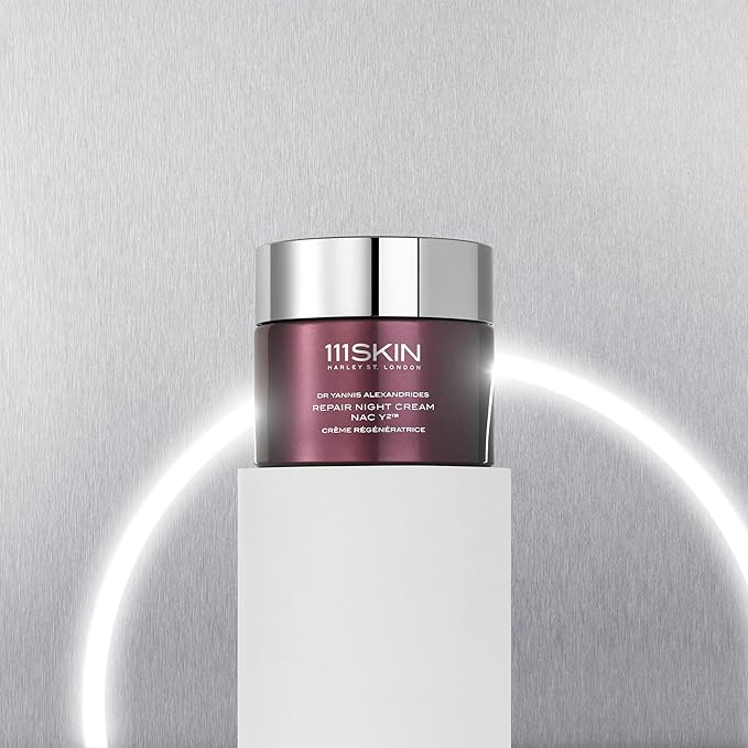 111SKIN Repair Night Cream NAC Y2 | Deeply Hydrating Face Cream | Fights Free Radicals| Reinforces Skin Barrier | Combats Early Signs of Aging (1.69 fl oz)