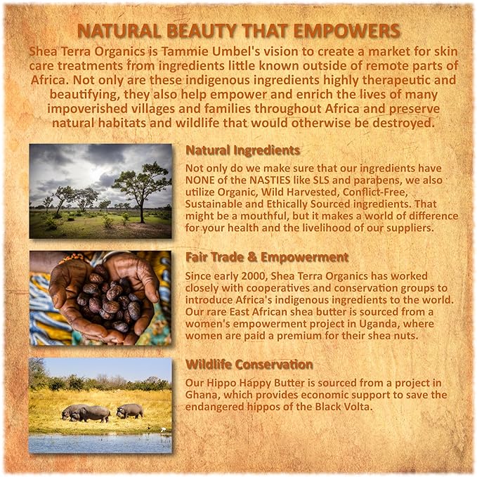Shea Terra Organics African Black Soap Powder | Natural Skin Care for Acne, Eczema, Dry Skin, Psoriasis, Wrinkles, and More - Home Spa Treatment Full Body Wash - 8 oz