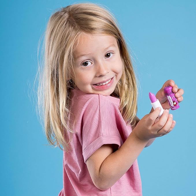 Miss Nella set of 3 Hypoallergenic children Lip Balms- HONEY BUNNY, SWEET CHEEKS & CUTIE PIE, Non Toxic Make Up for kids, perfect for those with sensitive skin.