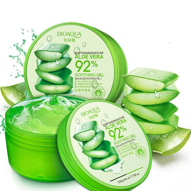 Aloe vera soothing gel for calming irritated skin