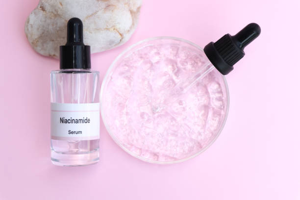 Vitamin B niacinamide serum for brightening skin