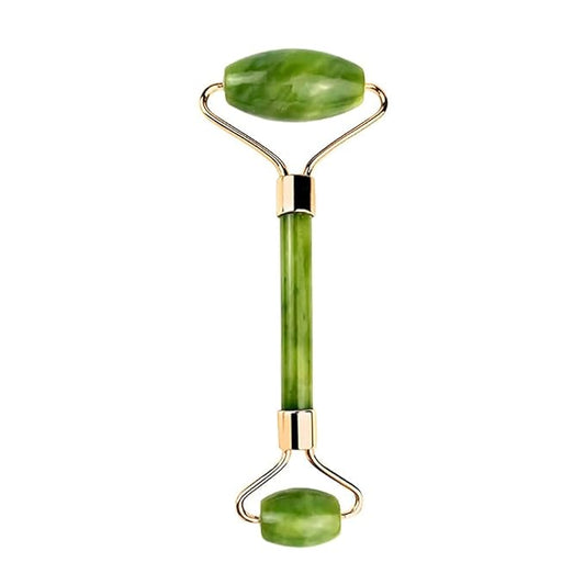 Jade Roller for Face - Improves Skin Tone and Blood Circulation - Skin Care Face Massager for Women Reduces Under-Eye Puffiness, Remove Wrinkles ,Relieve Stress and Dark Circles