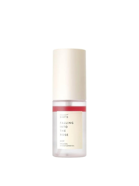 SIORIS Falling Into The Rose Mist Mini 1 Fl Oz for Traveling. 3in1 Multi-Care Mist Toner+Mist+Serum for Hydration & Oil Balance Certified by Cosmos Organic and Vegan Korean Skincare.