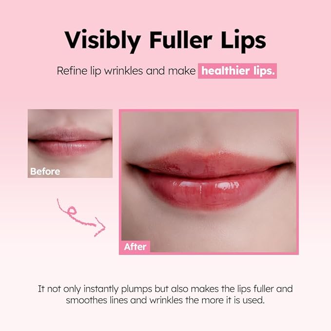 skybottle Volumizing Color Lip Balm #01 Dewy Rose, Lip Plumper, Tinted Chapstick, Clean Lip Gloss, Natural Make up, Korean Lip Balm, Girls Valentine Gift, 0.12oz