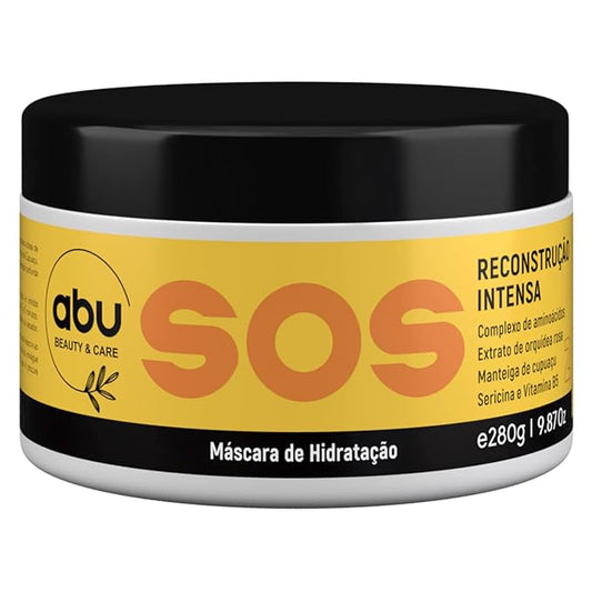 Abu Beauty & Care Brazilian Hair Mask Deep Reconstruction Complete Hair Restoration - Máscara Capilar Reconstrução Profunda Restauração Completa dos Cabelos 280G
