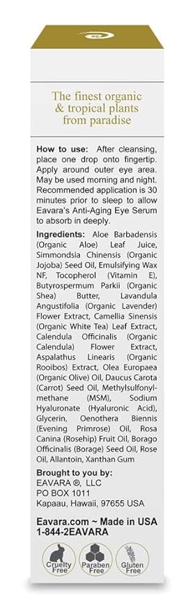 Organic Facial Cleanser, Anti Aging Eye Cream and Natural Ultra Face Moisturizer