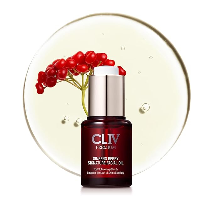 Ginseng Berry Premium Facial Oil, Moisturizing, Elasticity, Nourishing (Face Oil 0.67 fl.oz)
