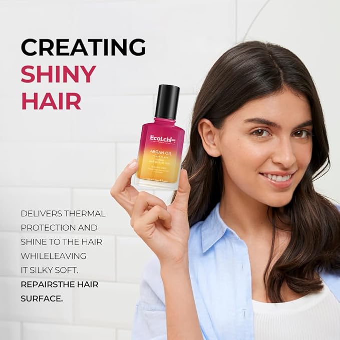 Ecolchi Hair Mask Argan Oil Shampoo and Conditioner Set Conditioning Moisture Collagen Deep Repair Hair Treatment Shampoo Conditioner Set for Dry and Damaged All Hair Types 550+60+2X750ml