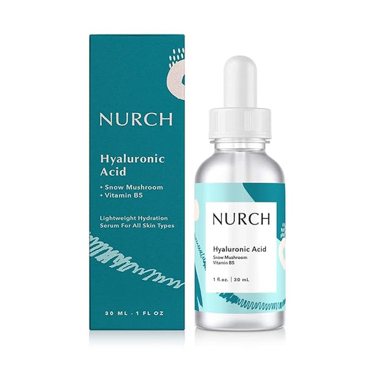 Pure Hyaluronic Acid Serum for Face + Snow Mushroom + Vitamin B5 | Natural & Lightweight | Vegan, Clean, & Fragrance Free | Moisturizer Hydrates Dry Skin & Reduces Appearance of Fine Lines, 1 Oz