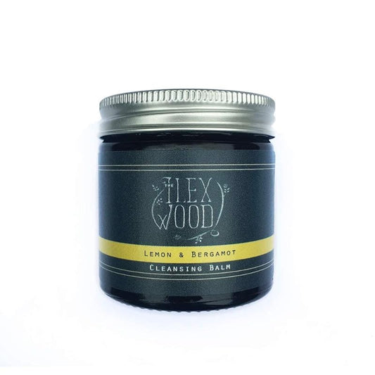 Lemon and Bergamot Cleansing Balm - Face Care Cleansing, Moisturising and Make up Remover. 100% Natural, Vegan, Cruelty Free, Plastic Free - 60ml (2.03 fl oz)