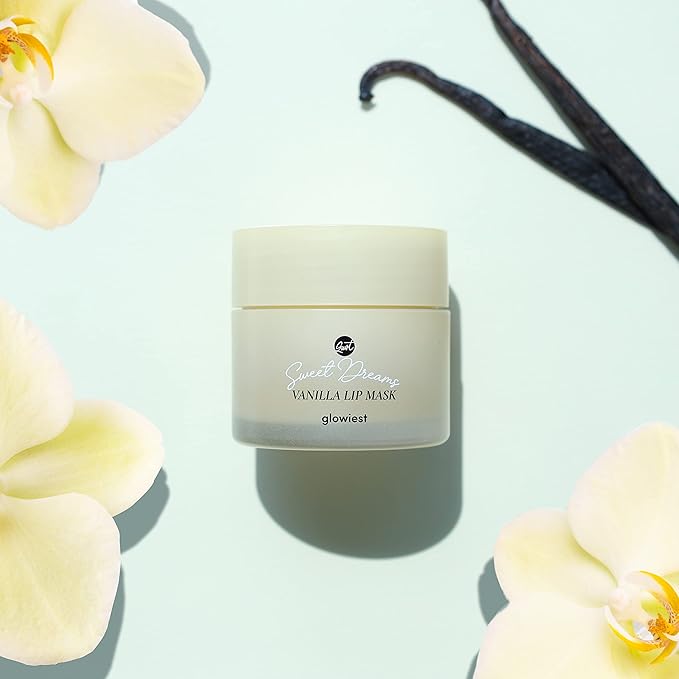 Sweet Dreams Collagen Glow Rose Gold Eye Masks under eye patches for puffy eyes + Sweet Dreams Vanilla Lip Mask
