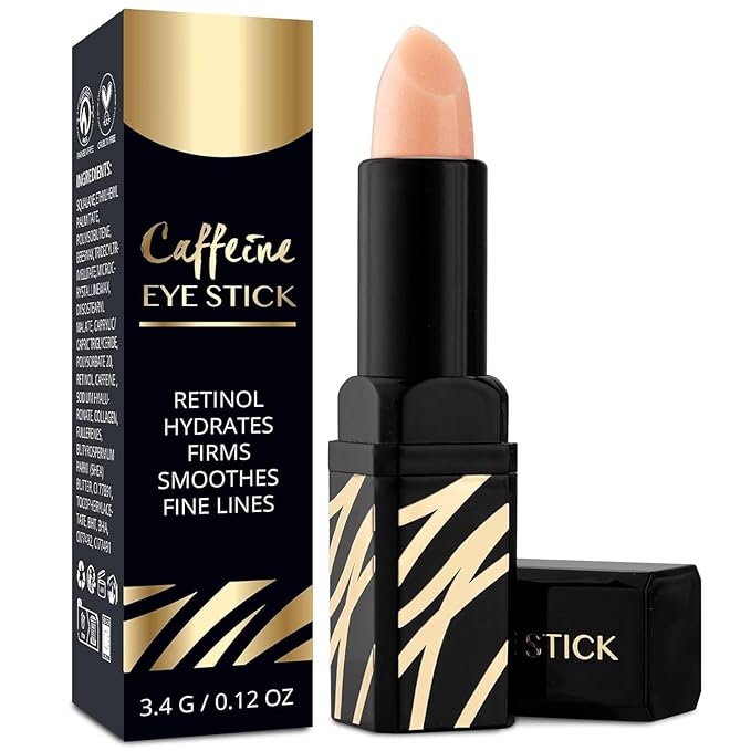 Caffeine Eye Cream for Dark Circles: Caffeine Under Eye Stick - Smooth Fine Lines Hydrate Eye Contour
