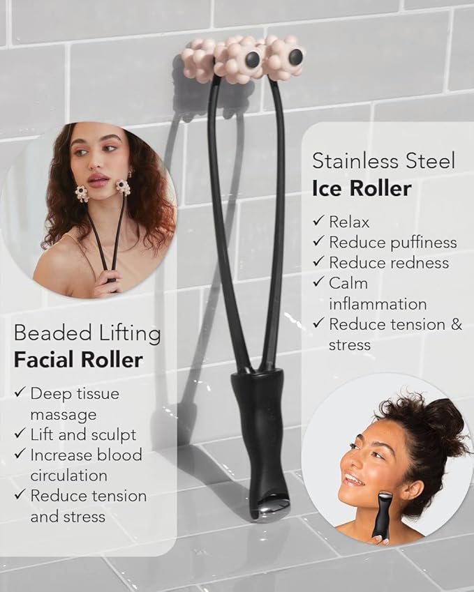 Kitsch Derma Roller for Face & Lifting Face Roller & Ice Roller