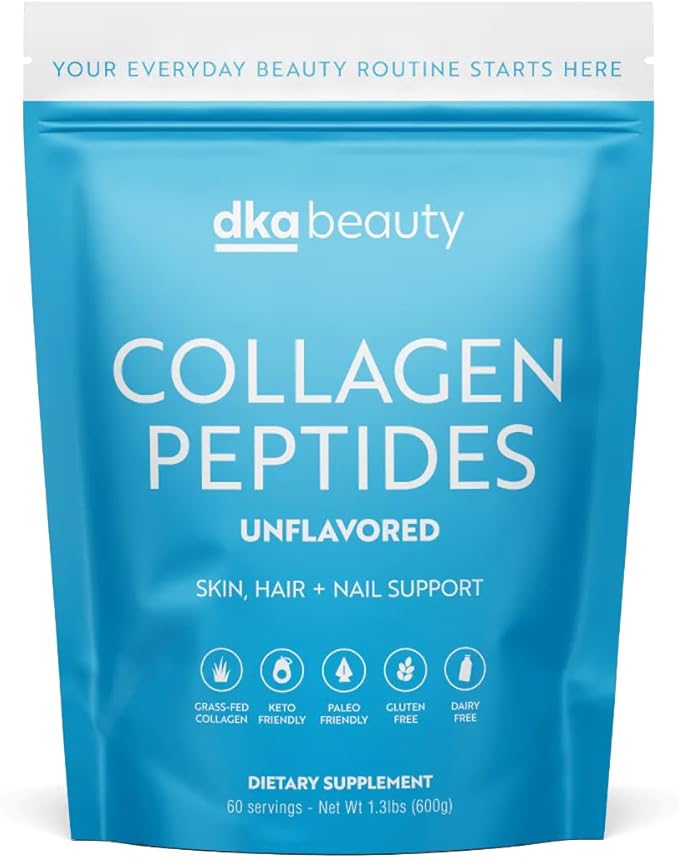 Dr. Kellyann Unflavored Collagen Peptides Powder (60 Servings) – Grass-Fed, Keto & Paleo-Friendly, Non-GMO, Gluten-Free, 1 Pack