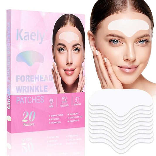 EVPCT 20pcs Forehead Wrinkle Patches - Face Tape for Smoothing Facial Wrinkles Overnight