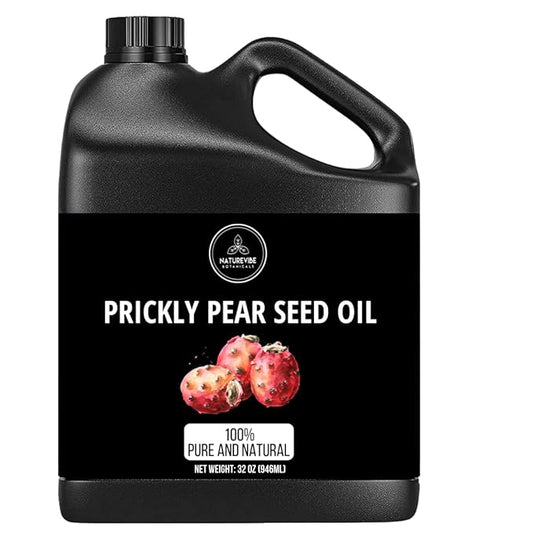 Naturevibe Botanicals Prickly Pear Oil 32 Ounces | 100% Pure and Natural | Great for Skin Care and Hair Care