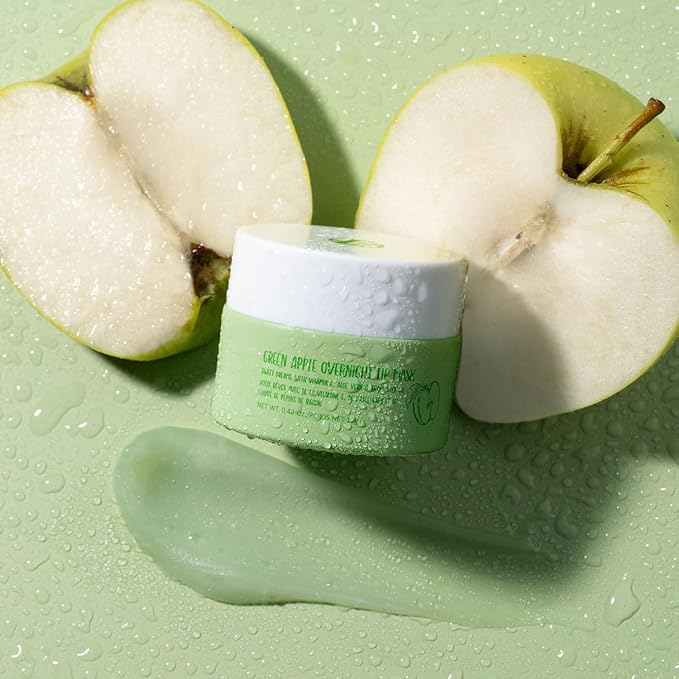 W7 Sweet Dreams Overnight Lip Mask Trio - Strawberry, Apple & Grapefruit Flavor Gift Set - Vitamin E, Aloe Vera and Grape Seed Oil - For Hydrated, Full Looking & Irresistible Lips
