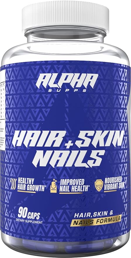 Hair, Skin, and Nails Supplement for Women - Vibrant HSN Health and Strength with Biotin, Collagen, and Vitamins to Support Hair Growth, Thickness, and Skin Radiance - 90 Capsules