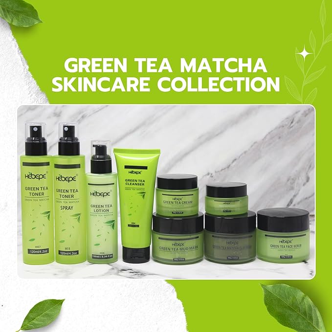 Green Tea Matcha Lip Sleeping Mask Overnight with Applicator, For Dry Lips, Coconut Oil, Vitamin E, Fig Extract, Orchid, and Shea Butter, Moisturizer for Dry, Chapped, Cracked Lips
