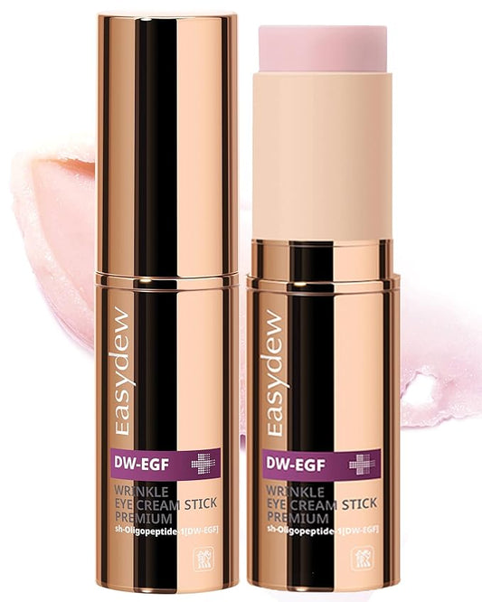 EASYDEW EGF Plumping Peptides Eye Stick Balm for Fine Lines, Wrinkles & Sagging Skin, On-the-go Dark Circle Under Eye Treatment I Not Tested on Animals, Clean K-Beauty, 8g