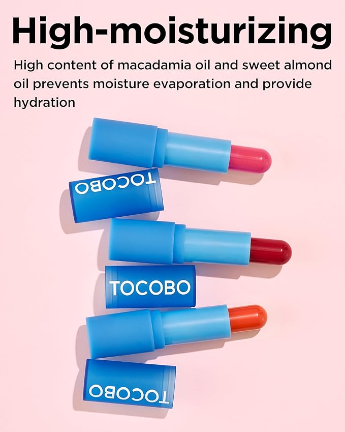 [TOCOBO] Powder Cream Lip Balm 032 Rose Petal 0.67 oz / 19g | Soft Matte Velvet Type Vegan Lip Balm & Creamy Powder Texture without Exfoliation, mother's day