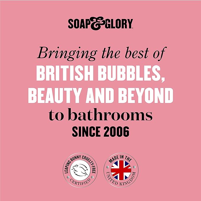 Soap & Glory Original Pink The Righteous Butter Moisturizing Body Lotion Pump - Shea Butter, Vitamin E & Aloe Vera Vegan Body Moisturizer - Rose & Bergamot Scented Lotion (500ml)