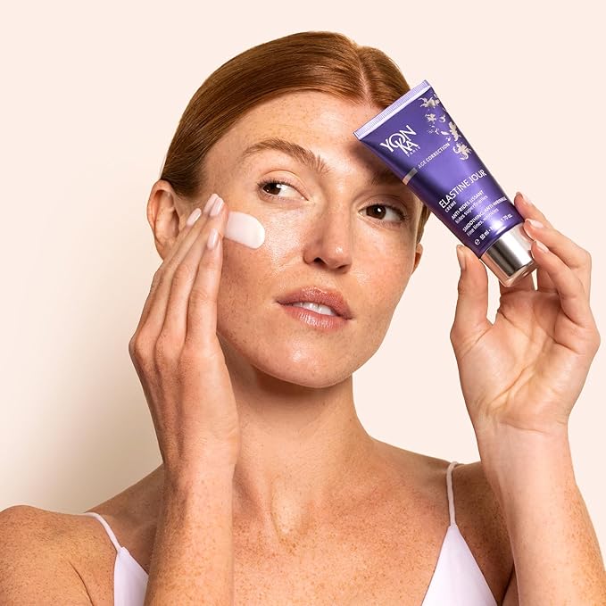 Yon-Ka Elastine Jour Day Anti-Wrinkle Facial Moisturizer and Eye Cream with Elastine Nuit Anti-Wrinkle Night Cream, 50 ml