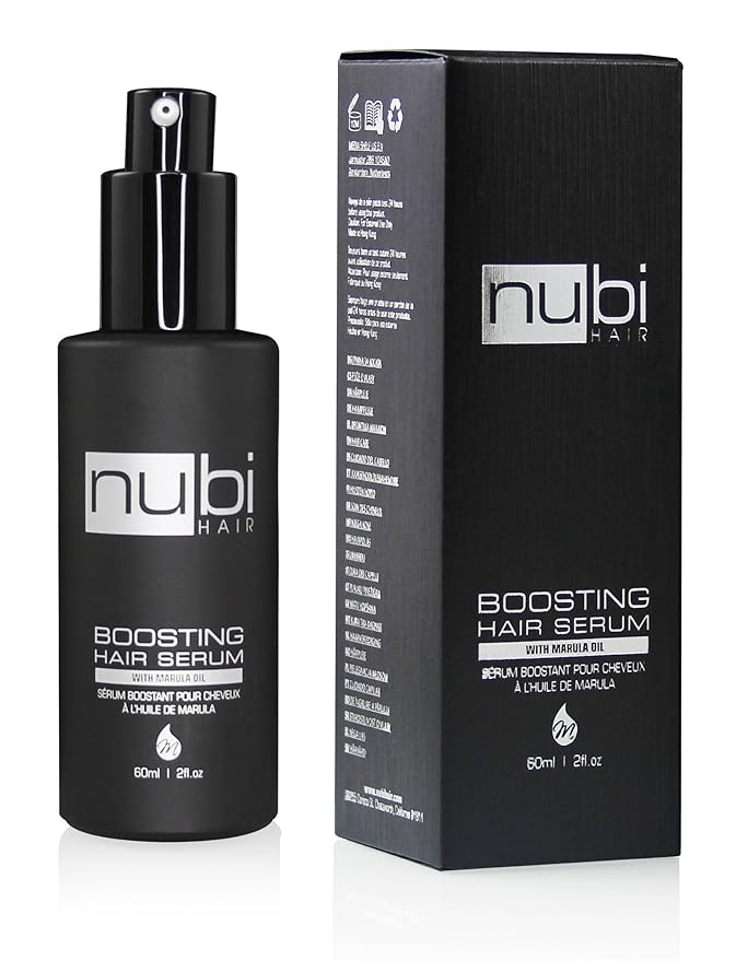 Silky Smooth Hair Serum for All Hair Types, Contains Marula Oil, Aloe Vera and Vitamin E, Non-Greasy Formula, Boosts Shine and Promotes Hair Growth, 2 Fl. Oz. / 60 Ml. (3 Pack)