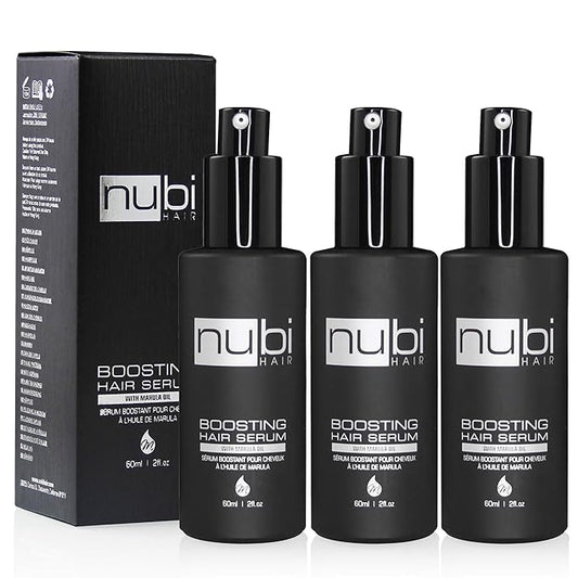 Silky Smooth Hair Serum for All Hair Types, Contains Marula Oil, Aloe Vera and Vitamin E, Non-Greasy Formula, Boosts Shine and Promotes Hair Growth, 2 Fl. Oz. / 60 Ml. (3 Pack)