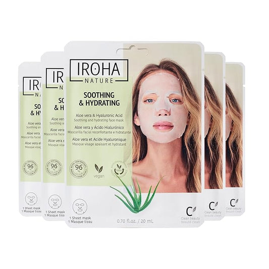 Aloe Vera Skin Care Mask - Pack of 5 Pieces