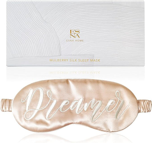 ESNA HOME 22-Momme Mulberry Silk (Sleep Mask Silk, Dreamer)