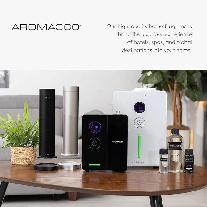 Aroma360 Dream On Pro Pod Fragrance Oil Blend | Hotel Inspired Luxury Essential Oil Diffuser | Aromatherapy Scent Diffuser Oil | White Tea, Aloe Vera, Ginger 1.7 fl oz, 50 mL